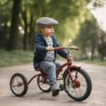 Cómo enseñar a un niño a andar en triciclo
